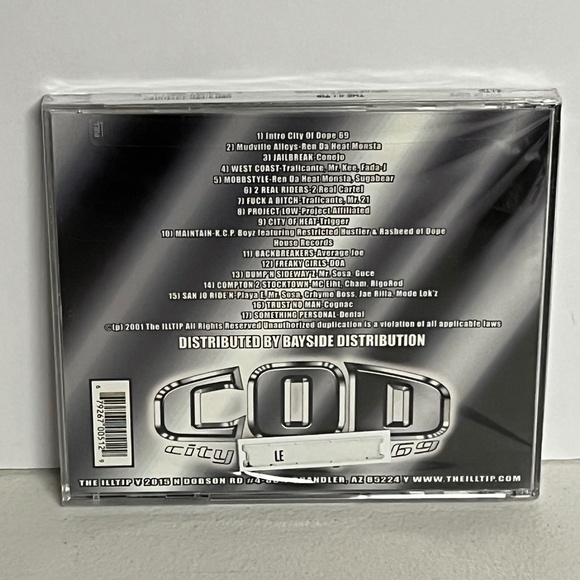 Vintage 2001 The Illtip Presents City Of Dope Sixty Nine CD Rasheed Conejo - Picture 7 of 8